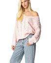 【送料無料】 アディクテッド レディース ニット・セーター アウター Women's Inga Oversized Cable Knit Sweater Lig...