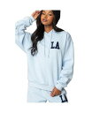 【送料無料】 アディクテッド レディース パーカー・スウェット アウター Women's La Love Oversized Hoodie Light-blue