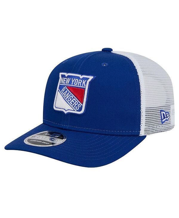 【送料無料】 ニューエラ メンズ 帽子 アクセサリー Men's Blue New York Rangers Core Trucker 9SEVENTY Stretch-Snap Hat Blue