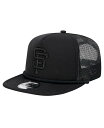 【送料無料】 ニューエラ メンズ 帽子 アクセサリー Men's Black San Francisco Giants Tone Foam Meshback Golfer Snapback Hat Black(4)