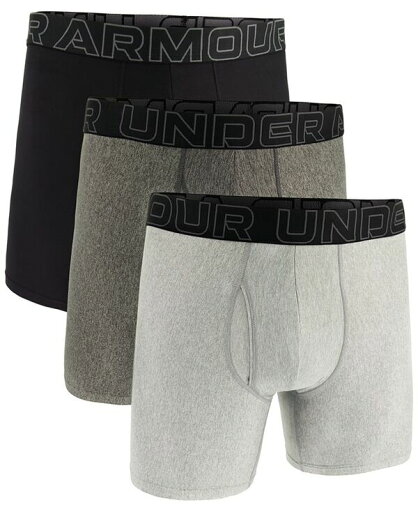 【送料無料】 アンダーアーマー メンズ ボクサーパンツ アンダーウェア Men's Performance Tech Solid 6" Boxer Briefs - 3-pack Steel Htr 【送料無料】 アンダーアーマー メンズ ボクサーパンツ アンダーウェア Men's Performance Tech Solid 6" Boxer Briefs - 3-pack Steel Htr