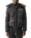 【送料無料】 トゥルーレリジョン メンズ ジャケット・ブルゾン アウター Men's Big T Convertible Puffer Jacket Phantom