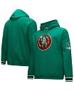 【送料無料】 ミッチェル&ネス メンズ パーカー・スウェット アウター Men's Kelly Green Boston Celtics Chainstitch...