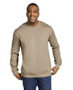 【送料無料】 ジョニー ビッグ メンズ パーカー・スウェット アウター Big & Tall Joseph Jacquard Crew Sweat Mushro...