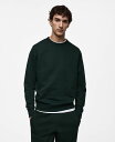 【送料無料】 マンゴ メンズ パーカー・スウェット アウター Men's Regular-Fit Cotton Sweatshirt Green