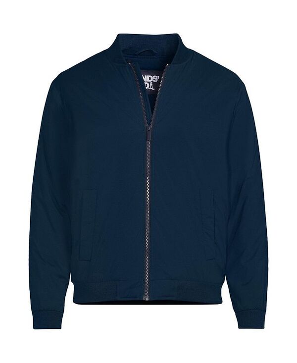 ランズエンド メンズ アウター ジャケット・ブルゾン ジャケット Lands' End Men's WanderFree Insulated Bomber Jacket Radiant navy ネイビー