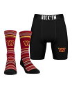【送料無料】 ロックイーエム メンズ 靴下 アンダーウェア Men's Washington Commanders Primary Crew Socks Box...