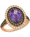 【送料無料】 ル ヴァン レディース リング アクセサリー Pink Amethyst (2-1/4 ct. t.w.) Nude Diamond (1/3 c...