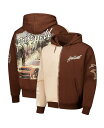 【送料無料】 リーズン メンズ パーカー・スウェット アウター Men's and Women's Cream/Brown Dodge Hellcat Raise Hell Full-Zip Hoodie Cream Brown(4)
