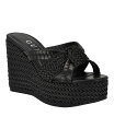 【送料無料】 ゲス レディース サンダル シューズ Women's Eveh Knotted Jute Wrapped Platform Wedge Sandals Black(4)