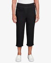 【送料無料】 アルフレッド ダナー レディース カジュアルパンツ ボトムス Petite Classics Black Denim Fringe Capri Pants Black
