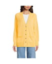 【送料無料】 ランズエンド レディース ニット・セーター アウター Women's Drifter Varsity Vneck Relaxed Cardigan...