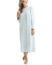 【送料無料】 ミス エレーン レディース ナイトウェア アンダーウェア Women's Embroidered Honeycomb Knit Nightgown...