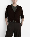 【送料無料】 マンゴ レディース ニット・セーター アウター Women's V-Neck Knitted Cardigan Chocolate