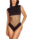 【送料無料】 ホーティ レディース ナイトウェア アンダーウェア Women's Fishnet Bodysuit Lingerie Black(4)