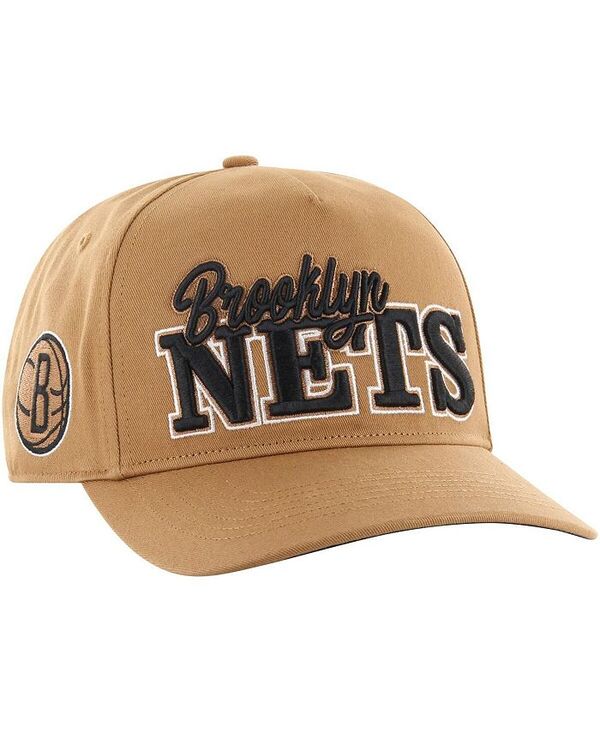 【送料無料】 47ブランド メンズ 帽子 アクセサリー Men's Tan Brooklyn Nets Barnes Hitch Adjustable Hat Tan