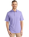 【送料無料】 カッターアンドバック メンズ ポロシャツ トップス Virtue Eco Pique Recycled Mens Polo Shirt Hyaci...