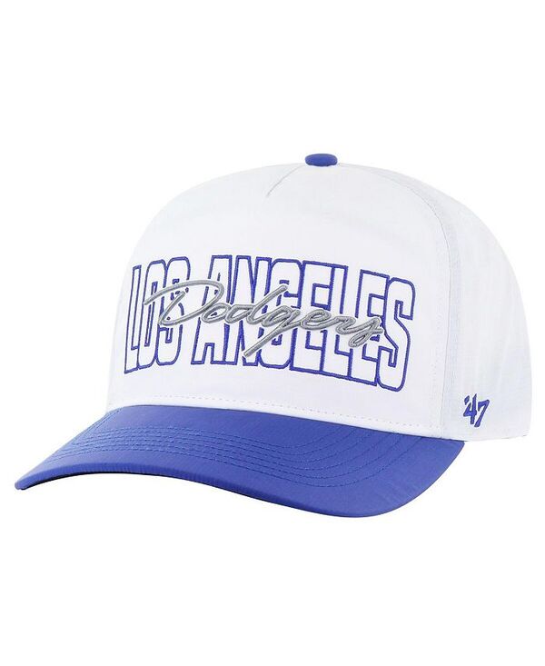 【送料無料】 47ブランド メンズ 帽子 アクセサリー Men's White Los Angeles Dodgers Lineman Hitch Adjustable Hat White