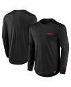 【送料無料】 ファナティクス メンズ Tシャツ トップス Men's Black New England Patriots Blackout Long Sleeve T-Shirt Black