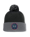 【送料無料】 ファナティクス メンズ 帽子 アクセサリー Men's Black Washington Capitals Cuffed Knit Hat with Pom Black(4)