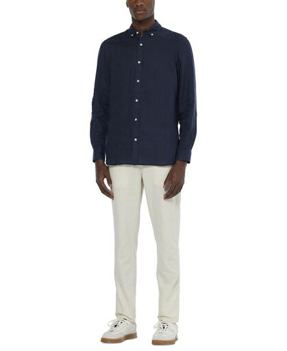 【送料無料】 スコッチアンドソーダ メンズ シャツ トップス Men's Long Sleeve Linen Shirt Shirt Blue 【送料無料】 スコッチアンドソーダ メンズ シャツ トップス Men's Long Sleeve Linen Shirt Shirt Blue