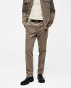 【送料無料】 マンゴ メンズ カジュアルパンツ ボトムス Men's Slim-Fit Corduroy Pants Mink Gray