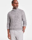 【送料無料】 クラブルーム メンズ ニット・セーター アウター Men's Chunky Turtleneck Sweater Dark Grey