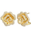 【送料無料】 ル ヴァン レディース ピアス・イヤリング アクセサリー Nude Diamond Rose Stud Earrings (1-1/20 ct. ...