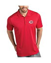【送料無料】 アンティグア メンズ ポロシャツ トップス Men's Red Cincinnati Reds Tribute Polo Red