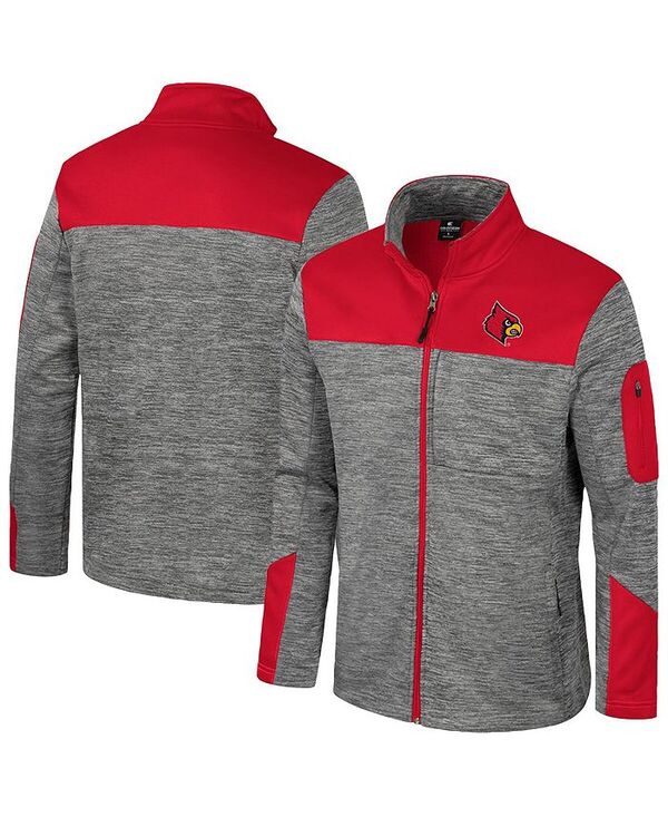 【送料無料】 コロシアム メンズ ジャケット・ブルゾン アウター Men's Gray/Red Louisville Cardinals Guard Full-Zip Jacket Gray Red