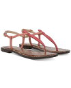 【送料無料】 サムエデルマン レディース サンダル シューズ Women's Gigi T-Strap Flat Sandals Pink Lily Brahama Hair(4)