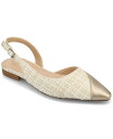 【送料無料】 ジュルネ コレクション レディース パンプス シューズ Women's Daphnne Slingback Pointed Cap Toe Fla...