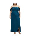 【送料無料】 シティーシック レディース ワンピース トップス Plus Size Forbidden Love Maxi Dress Poseidon
