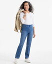 【送料無料】 スタイルアンドコー レディース デニムパンツ ボトムス Women's Mid-Rise Straight Pull-On Jeans Gates