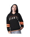 【送料無料】 スターター レディース パーカー・スウェット アウター Women's Black San Francisco Giants Wild Card ...