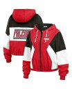 【送料無料】 ウェア バイ エリン アンドルーズ レディース ジャケット・ブルゾン アウター Women's Red Atlanta Falcons Color Block Full-zip Windbreaker Jacket Red Black(4)