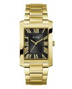 【送料無料】 ゲス メンズ 腕時計 アクセサリー Men's Analog Gold Tone Stainless Steel Watch 34mm Gold Tone(2)