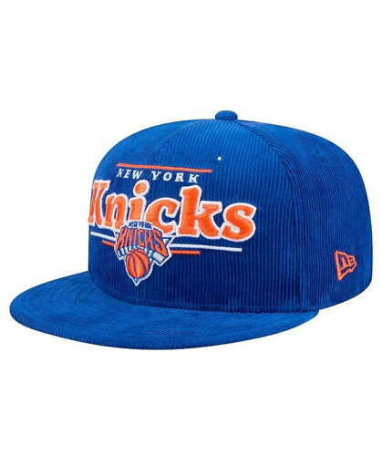 【送料無料】 ニューエラ メンズ 帽子 アクセサリー Men's Blue New York Knicks Throwback Display Corduroy 9FIFTY Snapback Hat Blue 【送料無料】 ニューエラ メンズ 帽子 アクセサリー Men's Blue New York Knicks Throwback Display Corduroy 9FIFTY Snapback Hat Blue