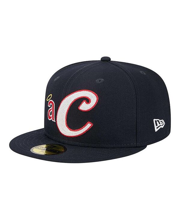 【送料無料】 ニューエラ メンズ 帽子 アクセサリー Men's Navy California Angels Cooperstown Collection Duo Logo 2.0 59FIFTY Fitted Hat Navy