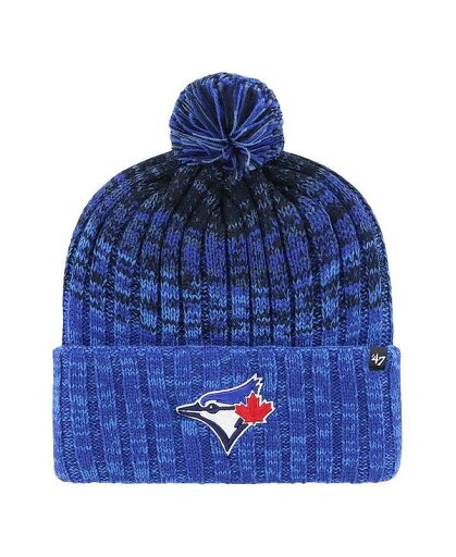 【送料無料】 47ブランド メンズ 帽子 アクセサリー Men's Royal Toronto Blue Jays Cascade Cuffed Knit Hat with Pom Royal 【送料無料】 47ブランド メンズ 帽子 アクセサリー Men's Royal Toronto Blue Jays Cascade Cuffed Knit Hat with Pom Royal