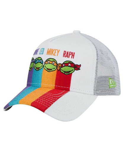 【送料無料】 ニューエラ メンズ 帽子 アクセサリー Men's White Teenage Mutant Ninja Turtles 9Forty Adjustable Hat White 【送料無料】 ニューエラ メンズ 帽子 アクセサリー Men's White Teenage Mutant Ninja Turtles 9Forty Adjustable Hat White