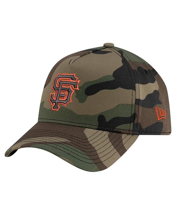 【送料無料】 ニューエラ メンズ 帽子 アクセサリー Men's Camo San Francisco Giants Woodland Team Pop 9FORTY A-Frame Adjustable Hat Camo