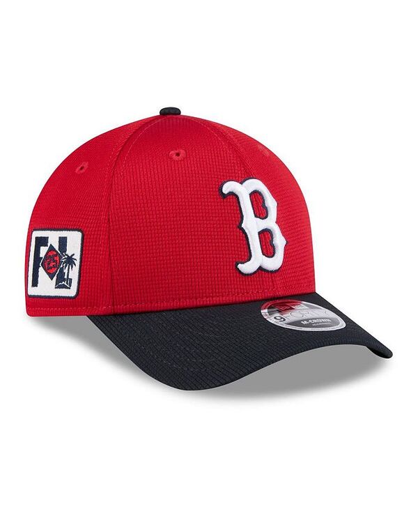 【送料無料】 ニューエラ メンズ 帽子 アクセサリー Men's Red/Navy Boston Red Sox 2025 Spring Training 9FORTY Adjustable Hat Red Navy