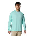 【送料無料】 コロンビア メンズ パーカー・スウェット フーディー アウター Men's PFG Solar Stream Moisture-Wicking UPF 50 Hoodie Gulf Strea