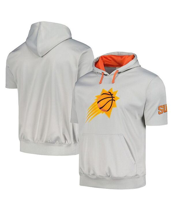 【送料無料】 ファナティクス メンズ パーカー・スウェット アウター Men's Silver Phoenix Suns Big and Tall Logo Pullover Hoodie Silver