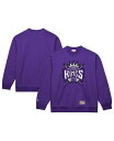 【送料無料】 ミッチェル&ネス メンズ パーカー・スウェット アウター Men's Purple Sacramento Kings Nights Pullover Sweatshirt Purple