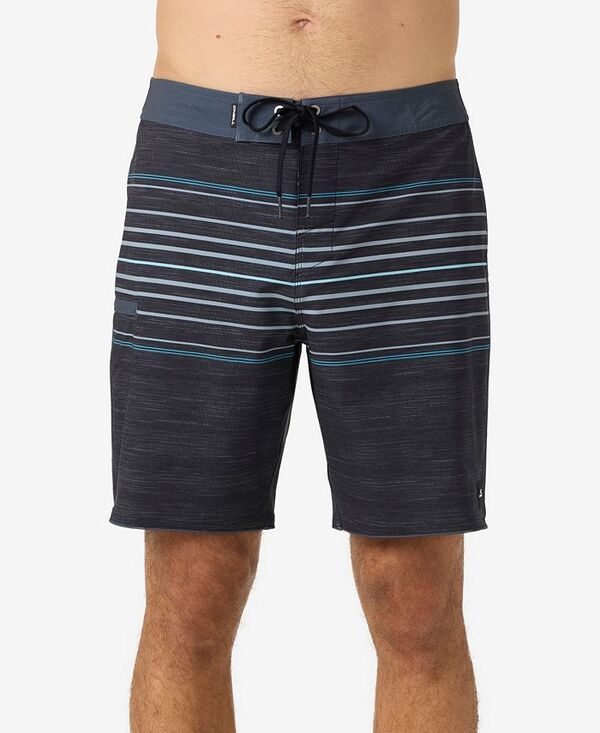 【送料無料】 オニール メンズ ハーフパンツ・ショーツ ボトムス Men's Hyperfreak Heat Stripe Scallop Short Black