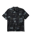 【送料無料】 クイックシルバー ウォーター マン メンズ Tシャツ トップス Quiksilver Men's Boarder Line Woven Shirt Phantom