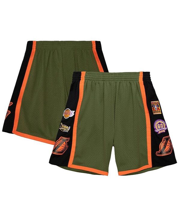 【送料無料】 ミッチェル&ネス メンズ ハーフパンツ・ショーツ ボトムス Men's Green Los Angeles Lakers 2009-10 Hardwood Classics Flight Swingman Shorts Green