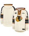【送料無料】 47ブランド メンズ パーカー・スウェット アウター Men's Cream Chicago Blackhawks Blue Line Herit...
